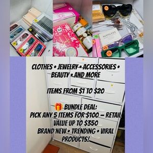 Assorted Fashion and Beauty Bundle